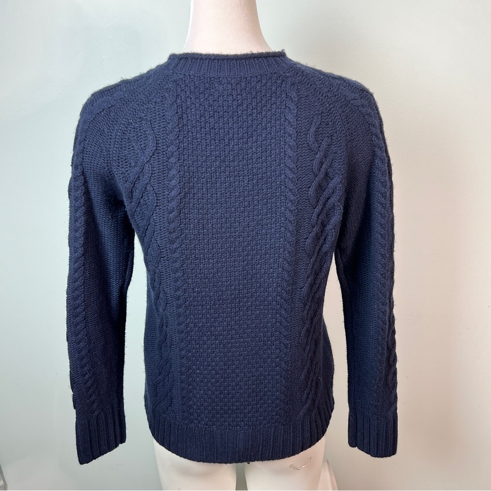 J. Crew Dark Blue Sweater with Bead Accents - Picture 6 of 10